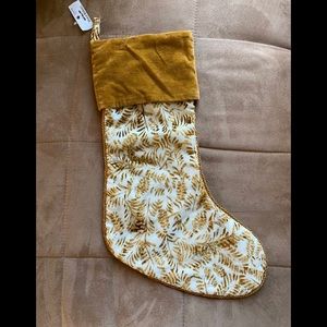 Cost Plus WorldMarket LePremier Noel GOLD Stocking